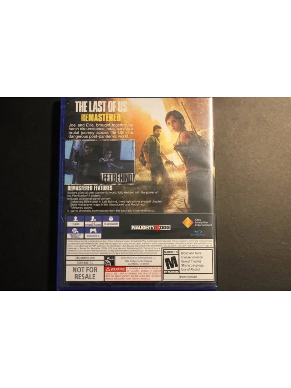The Last of Us Remastered-Playstation 4